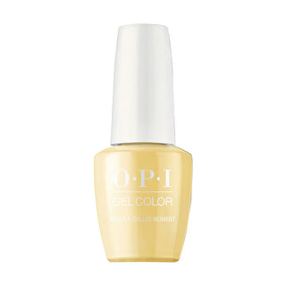 OPI Gel Polish Yellow Colors - W56 Nomeever a Dulles Mnt