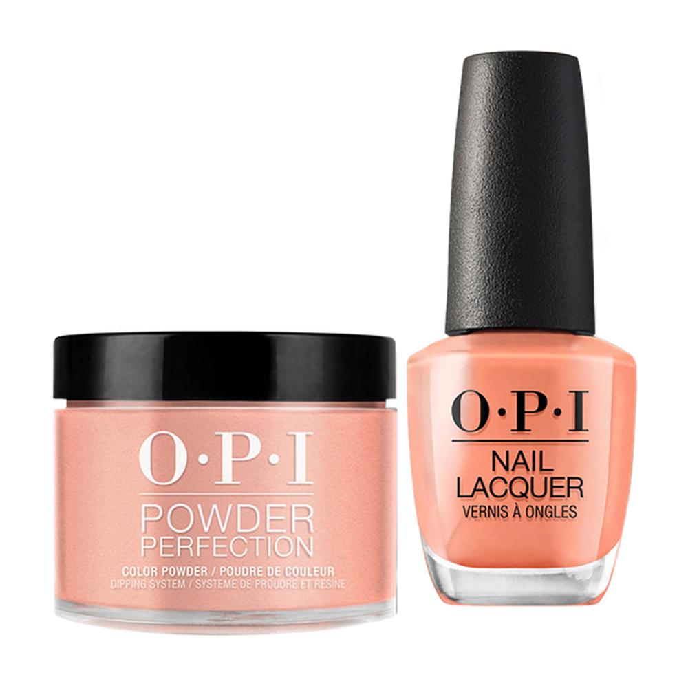 OPI W59 Freedom of Peach - Dip & Lacquer Combo