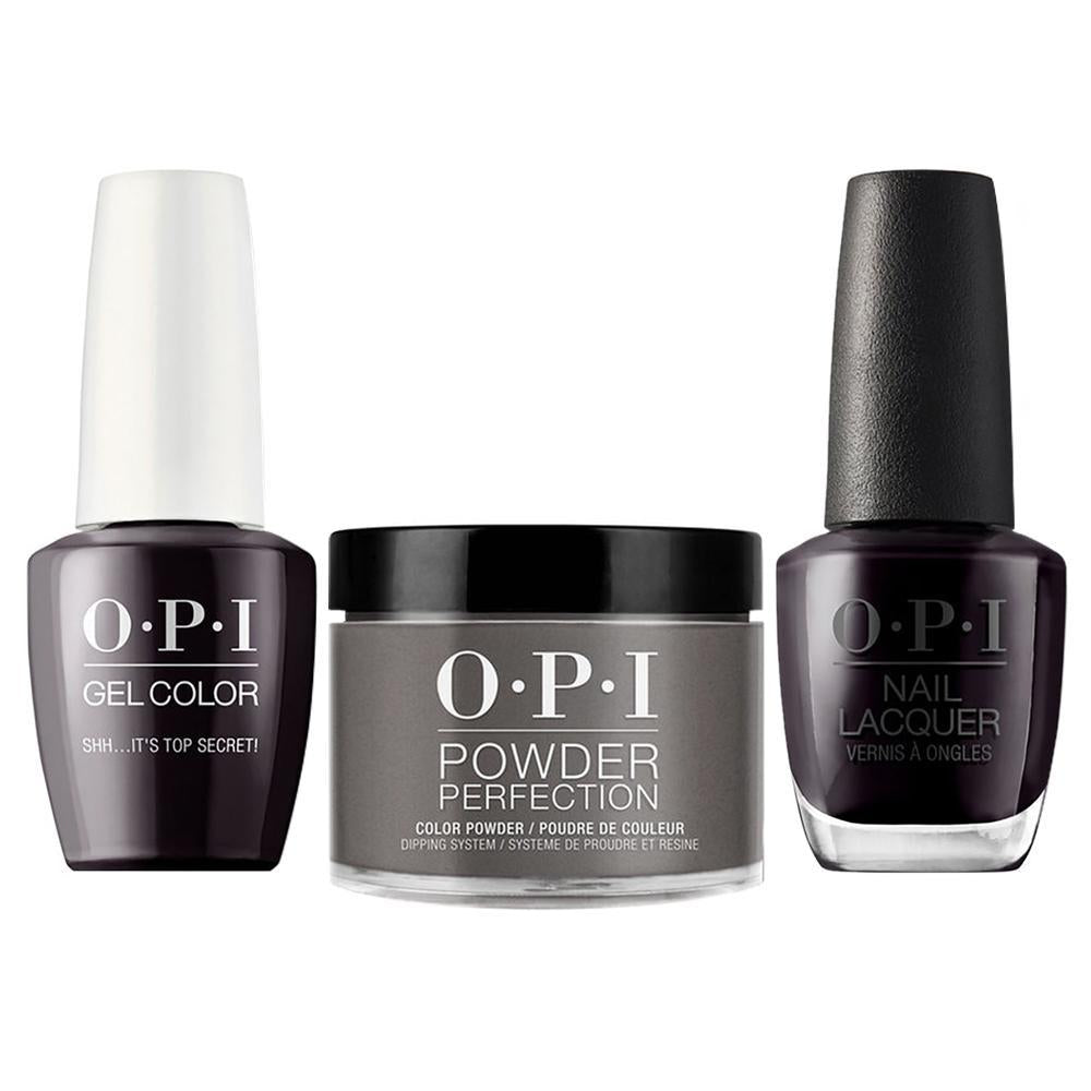 OPI 3 in 1 - W61 Shh…It’s Top Secret - Dip, Gel & Lacquer Matching