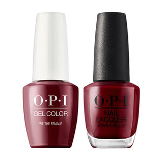 OPI Gel Nail Polish Duo Red Colors - W64 We the Female