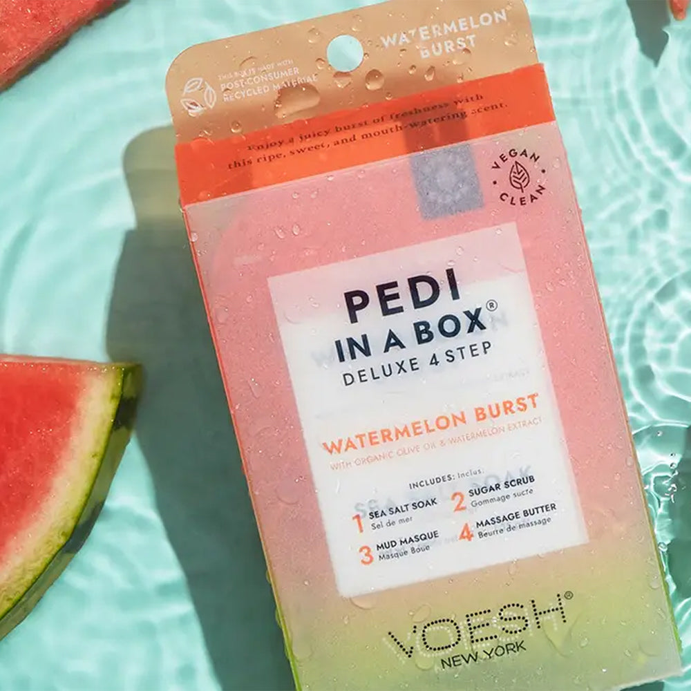 VOESH Pedicure in Box 4 Step Kit - Watermelon Burst