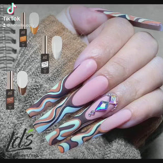 LDS - 22 - Line Art Gel Nails Polish Nail Art