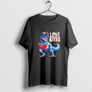 Dinosaur Love Bites T-Rex T-Shirt, Heart of Dinosaurs, Valentine's Day Shirt, Heart Shirt, T-Rex Valentine Gift