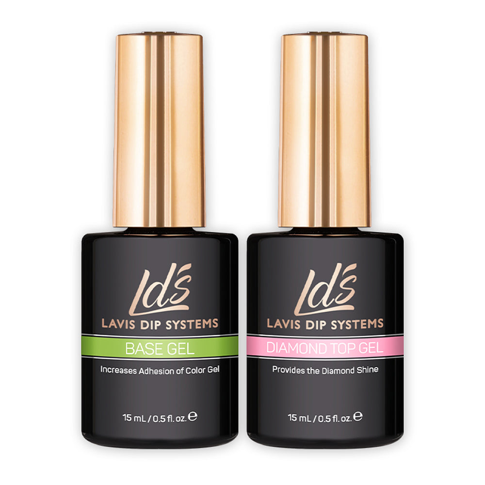 LDS Holiday Gift Bundle: 4 Gel & Lacquer, 1 Base Gel, 1 Top Gel - 036, 049, 050, 054