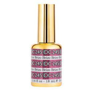 DND DC Gel Polish 245 - Glitter, Purple Colors - Brizo