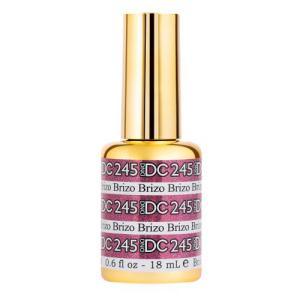 DND DC Gel Polish 245 - Glitter, Purple Colors - Brizo