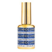 DND DC Gel Polish 249 - Glitter Blue Colors - Ocean