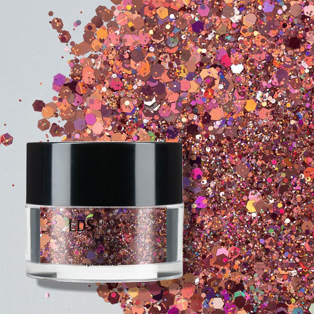 LDS Holographic Chunky Glitter Nail Art - DCG07 0.5 oz