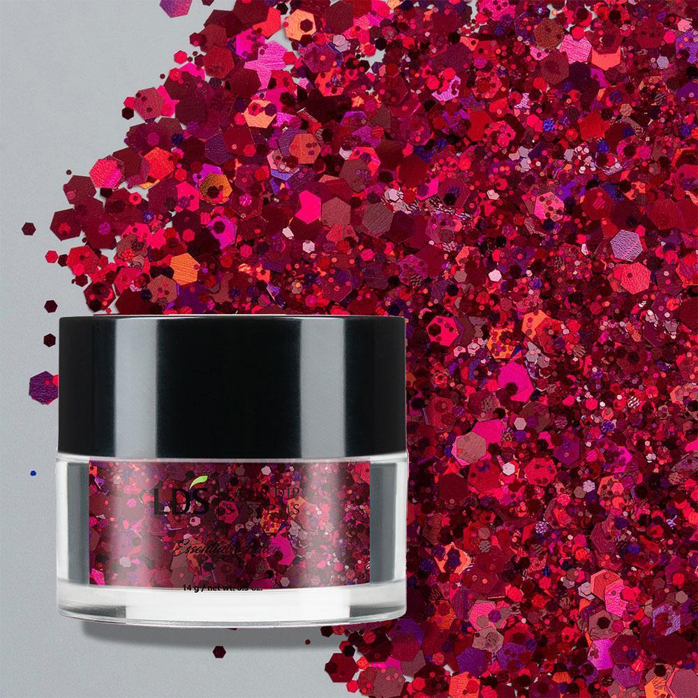 LDS Holographic Chunky Glitter Nail Art - DCG09 0.5 oz