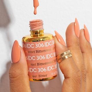 DND DC 306 Bittersweet - DND DC Gel Polish & Matching Nail Lacquer Duo Set