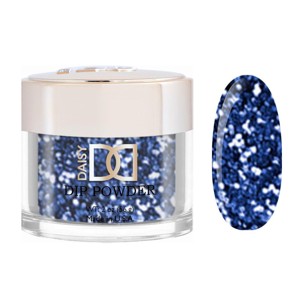 DND Acrylic & Powder Dip Nails 509 - Blue Glitter Colors