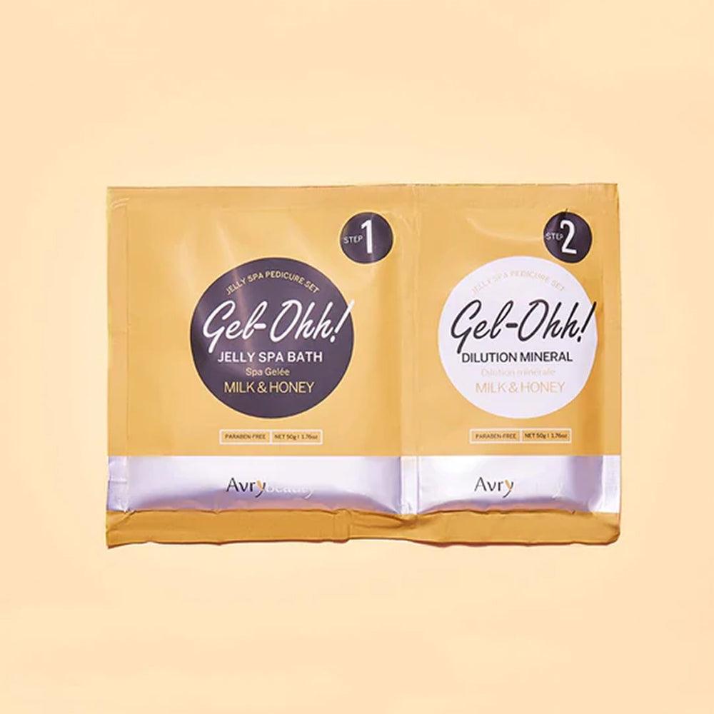 AVRY BEAUTY - Jelly Pedicure Kit - Milk & Honey