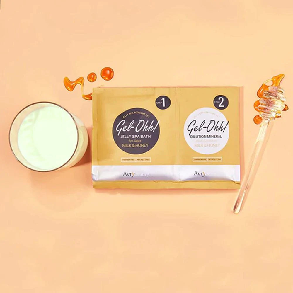 AVRY BEAUTY - CASE OF 30 - Gel-Ohh! Jelly Spa Bath - MILK & HONEY