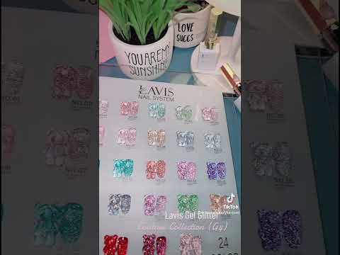 LAVIS Glitter G04 - 18 - Gel Polish 0.5 oz - Couture Collection