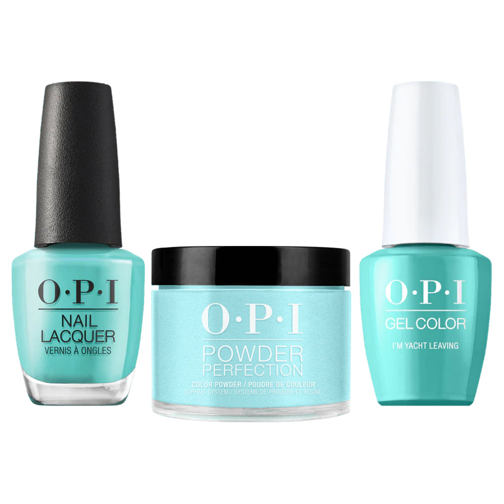 OPI 3 in 1 - P011 I’m Yacht Leaving - Dip, Gel & Lacquer Matching