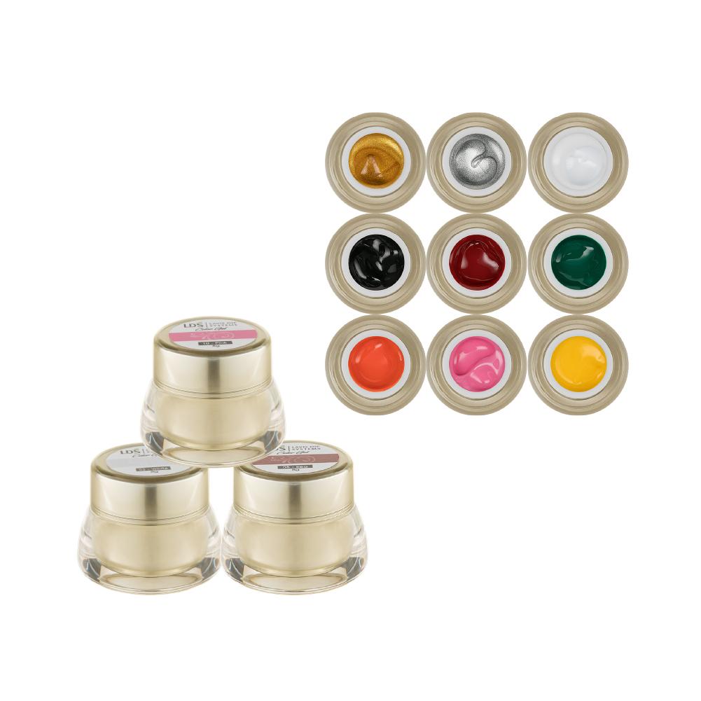 LDS Draw Painting Gel Nails Polish Nail Art Kit 4 (09 Colors)