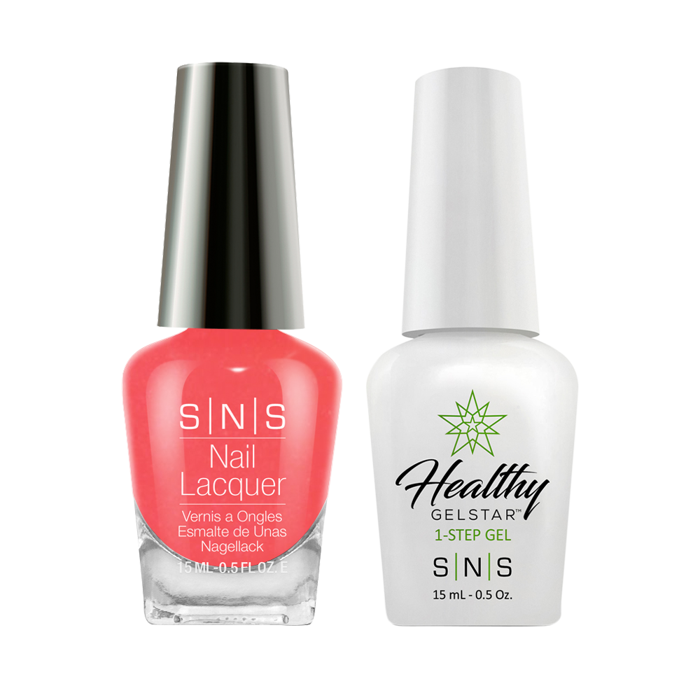 SNS Gel Nail Polish Duo LV07 Pink, Neon Colors Lavis Dip Systems Inc