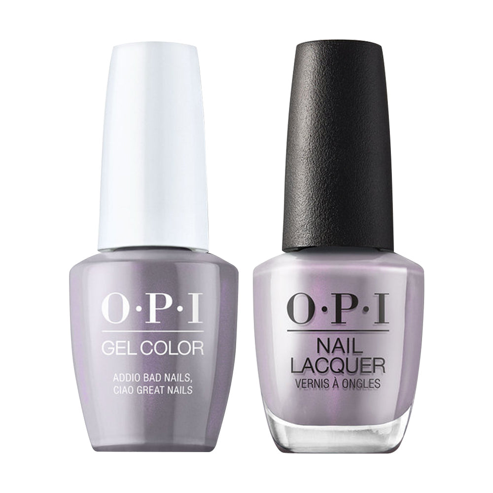 OPI Gel Nail Polish Duo - MI10 Addio Bad Nails, Ciao Great Nails