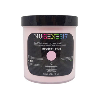 NuGenesis Crystal Pink - Pink & White 16 oz