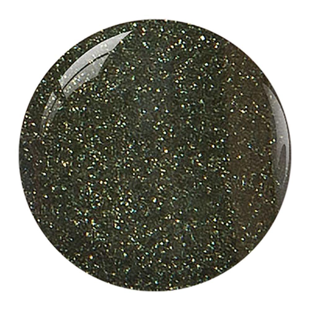 NuGenesis Green Glitter Dipping Powder Nail Colors - NU 035 Emerald Envy