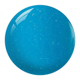 NuGenesis Blue Glitter Dipping Powder Nail Colors - NU 065 Blue Bayou