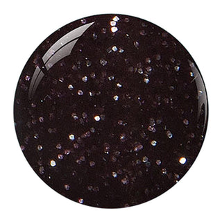 NuGenesis Black Glitter Dipping Powder Nail Colors - NU 087 Stormy Nights