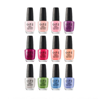 OPI New Orleans Nail Lacquer Collection (12 Colors): N51, 52, 53, 54, 55, 56, 57, 58, 59, 60, 61, 62