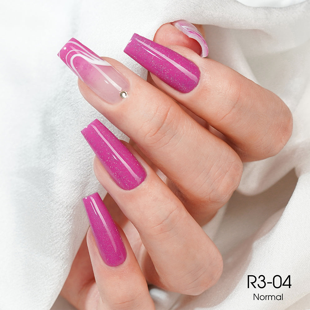 LAVIS Reflective R03 - 04 - Gel Polish 0.5 oz - Pretty In Pink Collection