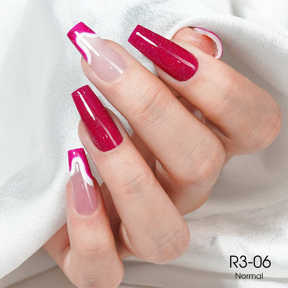 LAVIS Reflective R03 - 06 - Gel Polish 0.5 oz - Pretty In Pink Collection