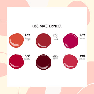  Lavis Gel Kiss Masterpiece Set G4 (6 colors): 205, 206, 207, 208, 209, 210