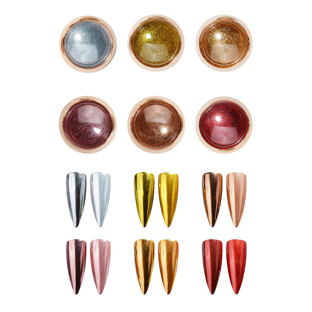 Set Chrome Classic Powder - 6 Colors