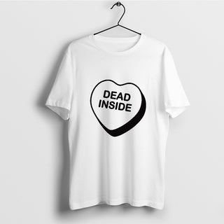 Dead Inside Heart T-Shirt, Divorced Shirt, Conversation Heart Shirt, Candy Heart Shirt, Anti Valentines Day