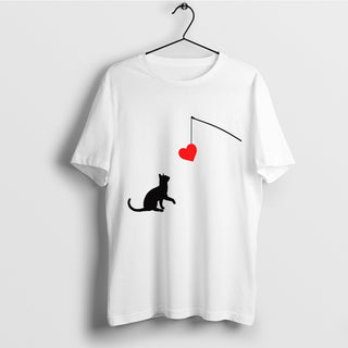 Cat Toy Shirt Valentine's Day Gifts for Her or for Him, Valentines Day Gift, Heart Shirt, Cat Valentine's Day