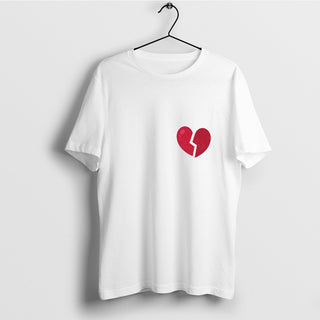 Broken Heart T-Shirt, Distressed Heart Pullover, Divorce Shirt, Funny Single Valentines Day Shirt