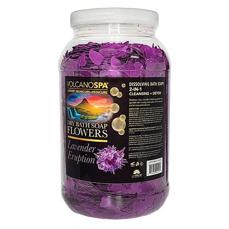 Lapalm Volcano Spa Dry Bath Soap Flowers 1G - Lavender