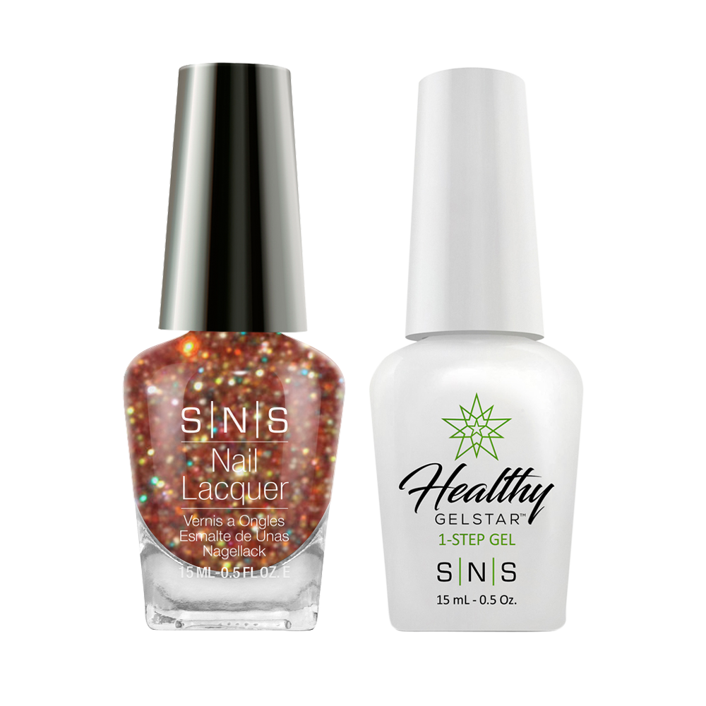 SNS Gel Nail Polish Duo - WW15 Glitter Multi Colors