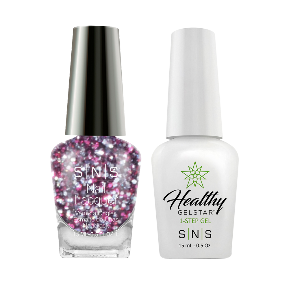 SNS Gel Nail Polish Duo - WW29 Glitter Multi