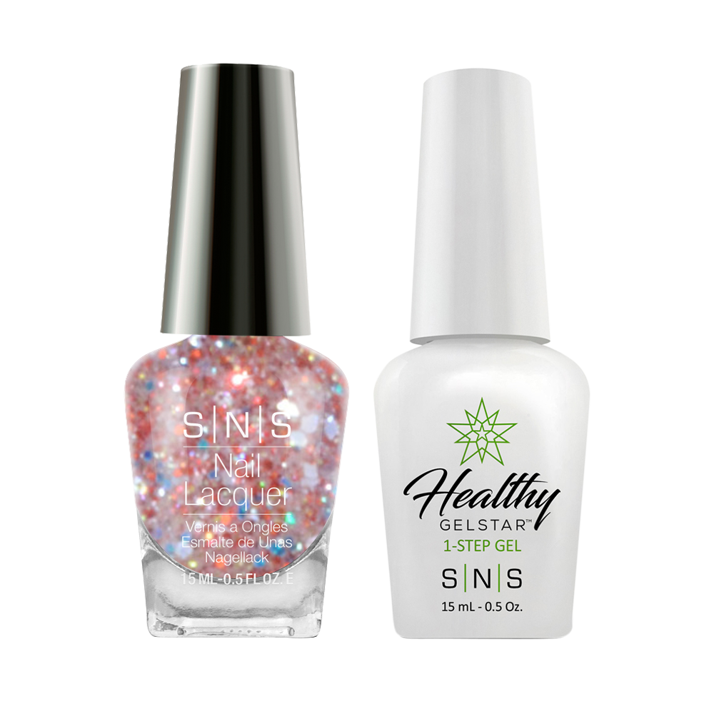 SNS Gel Nail Polish Duo - WW31 Glitter Multi Colors